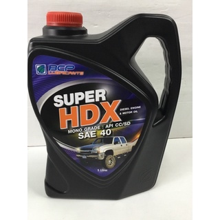 นํ้ามันเครื่องบางจาก SUPER HDX SAE40 API CC/SD ( 5L)