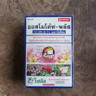 ออสโมโค้ท พลัส (Osmocote Plus) 12-25-6 +1% แมกนีเซียม (ปลดปล่อยธาตุอาหารให้พืชได้นาน 6 เดือน )