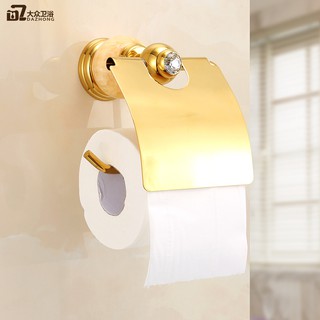 ที่ใส่ม้วนกระดาษที่ใส่กระดาษชำระที่ใส่กระดาษชำระสีทองที่ใส่กระดาษชำระในห้องน้ำที่แขวนกระดาษชำระ