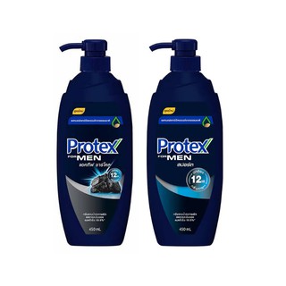 Protex For Men ครีมอาบน้ำโพรเทคส์ แอคทีฟ ชาร์โคล/สปอร์ต 450 มล.