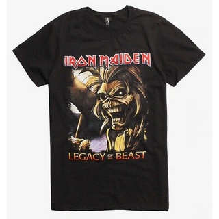 [COD]เสื้อยืด พิมพ์ลาย Iron Maiden LEGACY OF THE BEAST สําหรับผู้ชายS-5XL