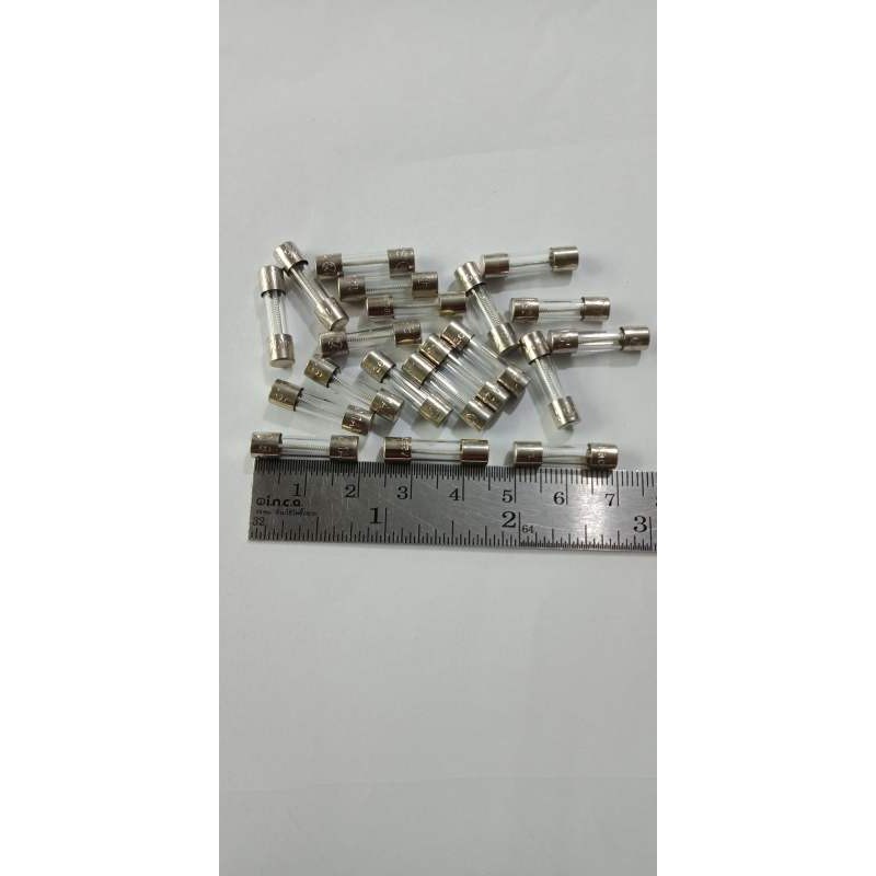 (ใส่โค้ดPEPE333 ลดเพิ่ม 15%)FUSE 1A 250V ฟิวส์หลอดแก้วญี่ปุ่น (แพ็ค10ตัว) แบบขาดช้า ขนาด20มิล ของดีจากญี่ปุ่น - รูปที่ 2