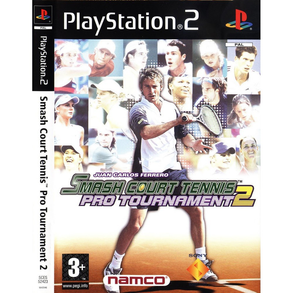 แผ่นเกมส์ ps2 จอยเกมส์ ps2 แผ่นเกมส์ Smash Court Tennis Pro Tournament 2 PS2 Playstation2 คุณภาพสูง ราคาถูก