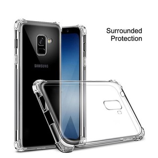 เคสโทรศัพท์ซิลิโคนใส Samsung Galaxy S 8 S 9 j6 A 8 A 6 Note 8 9