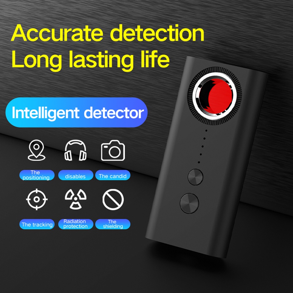 [In stock]กล้องตรวจจับ Anti Spy Detector Detector เคาน์เตอร์เฝ้าระวัง, Spy Detector GPS Tracker Bug Detector สำหรับสำนักงาน, โรงแรม, การประชุมทางธุรกิจ, บ้าน, รถยนต์