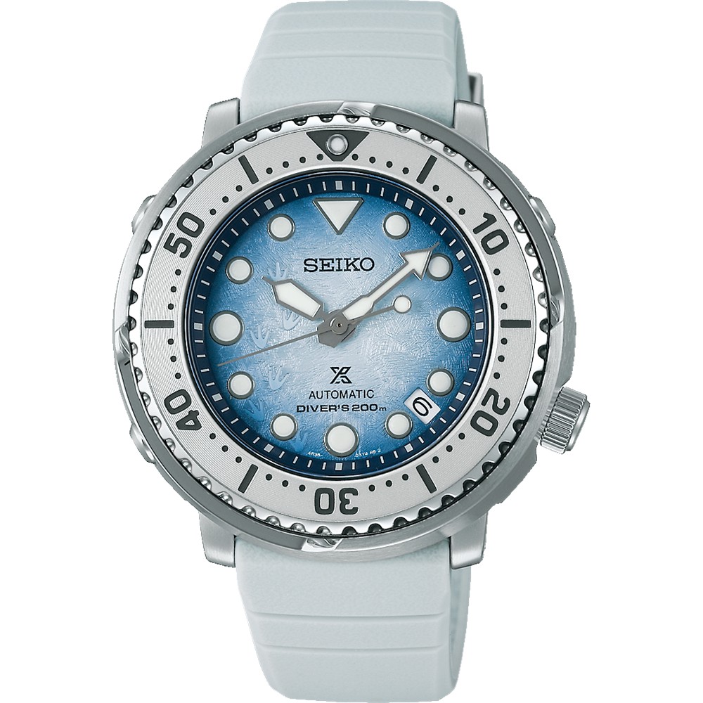 Seiko (ไซโก) นาฬิกาผู้ชาย Prospex Tuna Save The Ocean 7 Special Edition SRPG59K ระบบออโตเมติก ขนาดตัวเรือน 43.2 มม.