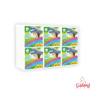 Galong สบู่นมข้าว กลูต้าผสมคอลลาเจน 65g (12ก้อน/แพค)