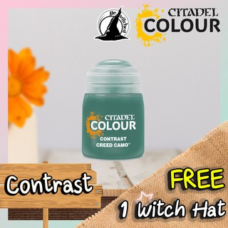 (Contrast) CREED CAMO : Citadel Paint แถมฟรี 1 Witch Hat