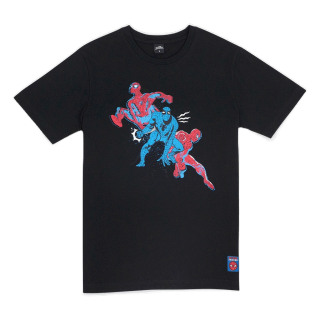 Marvel Men Spiderman T-Shirt - เสื้อยืดผู้ชายลายมาร์เวล สไปเดอร์แมน สินค้าลิขสิทธ์แท้100% characters studio