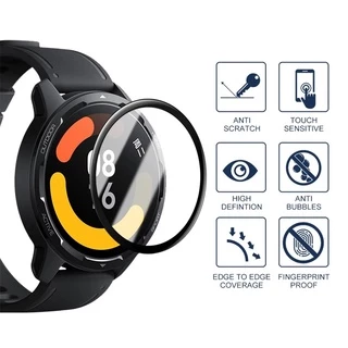 3D ป้องกันหน้าจอฟิล์มป้องกันสําหรับ Xiaomi Watch S5 / 5 / S4 / S3 / 2 / 2 Pro / S1 Active / S1 Pro / Mi Watch Color / S4 41mm