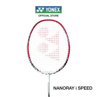 YONEX NANORAY i-SPEED ไม้แบดมินตัน ใช้ SBZ ช่วยปลดปล่อยพลัง ความเร่งของลูกได้อย่างเต็มที่ ก้านกลาง (ไม้เปล่าไม่แถมเอ็น)