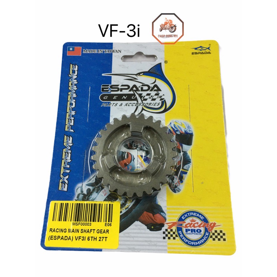 RACING MAIN SHAFT GEAR/GEAR BOX 27T 6TH SYM VF-3I