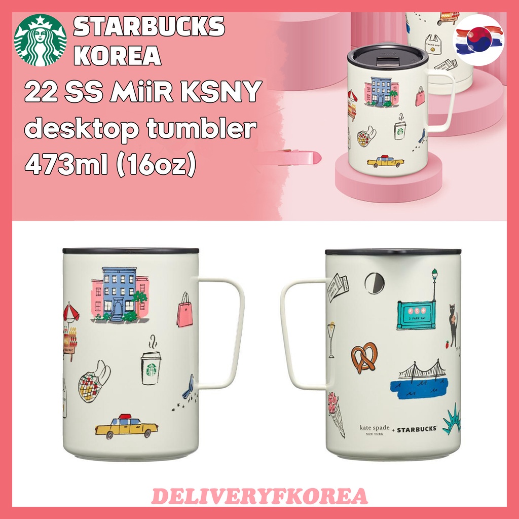 【 Starbucks 】Starbucks Korea 2022 SS MiiR KSNY desktop tumbler 473ml (16oz)
