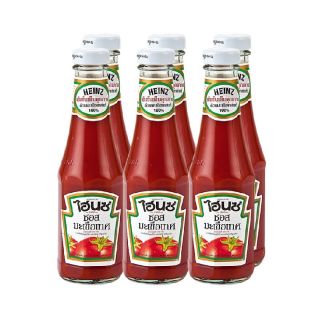 🔥*พร้อมส่ง*🔥 HEINZ ไฮนซ์ ซอสมะเขือเทศ ขนาด 300กรัม/ขวด ยกแพ็ค 6ขวด Tomato Sauce น้ำจิ้มและน้ำสลัด