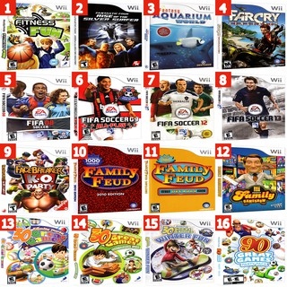 แผ่นเกมส์ Wii : รวมเกมส์มาให้เลือกเล่นชุดที่ 15 (DVD)(สำหรับเครื่องแปลงแล้ว)