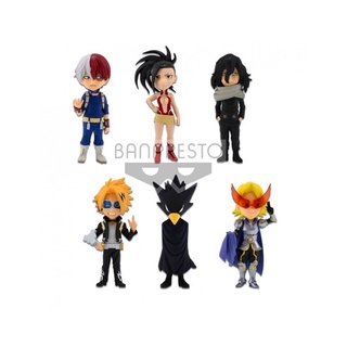 set แท้ lot HK มือ1 WCF my hero academia vol.2 Todoroki Momo Aizawa Kaminari Tokoyami Aoyama figure