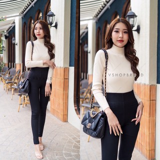 เสื้อไหมพรมคอเต่าผ้านิ่ม