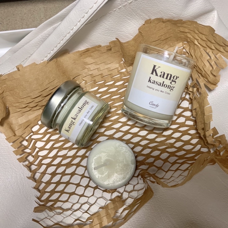 ( TZ7Z5G ลดทันที 40.-)เทียนหอม กลิ่น กัง กาสะลอง - Soy Candle Kang-Kasalong เทียนหอมไขถั่วเหลือง เทียน ของขวัญ