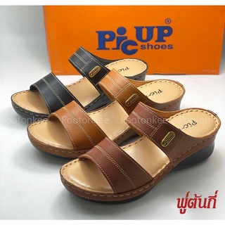 PIC UP รองเท้าแฟชั่นผู้หญิง รองเท้าแตะมีส้น รุ่น 55-526 ไซส์ 36-41