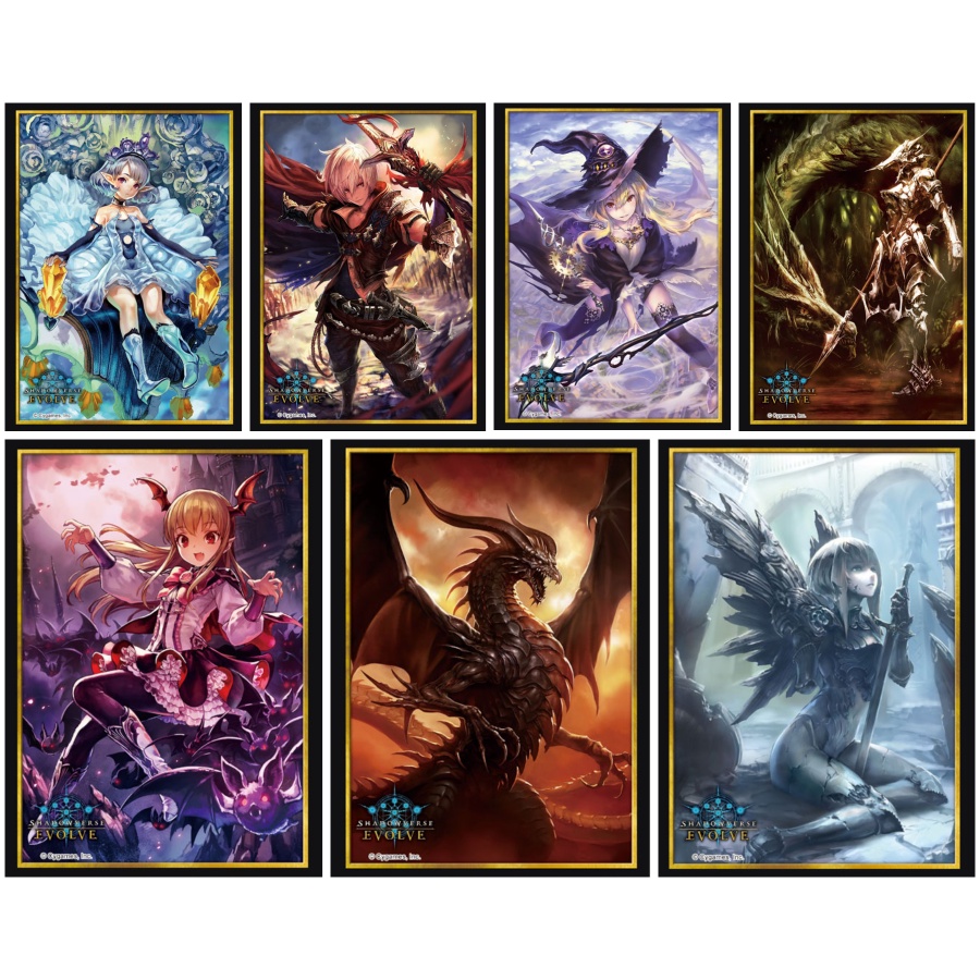 Bushiroad Shadowverse EVOLVE Official Sleeve : Crystalia Tia, Albert, Daria, Imperial Dragoon, Vania, Enstatued Seraph