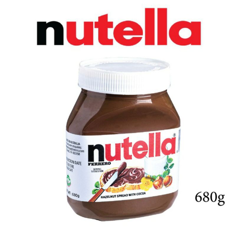 🎯 Nutella Ferrero Hazelnut Spread with Cocoa 680/750 g นูเทลล่า กระปุก ขนาด 680 กรัม