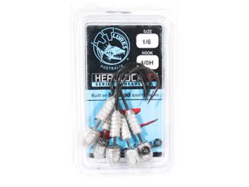 Tackle Tactics TT Headlockz HD Jig Head 1/6 oz 4/0 H 5 ต่อแพ็ค (3405)