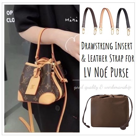 ที่จับหนังและกระเป๋าสตางค์สําหรับ LV NOÉ Purse Noe Purse