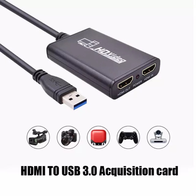 ลดราคา ⚡️⚡️ใหม่ 1080P60 HDMI HD HD USB3.0 Video capture card เครือข่าย push สตรีมมิ่งถ่ายทอดสดสำหรับ OBS VLC #ค้นหาเพิ่มเติม Anycast Capture Card USB ตัวแปลงสัญญาณ Wifiเครื่องขยายเสียงไร้สาย