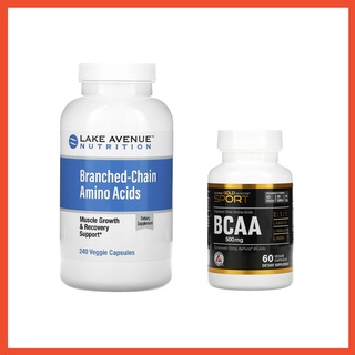 BCAA ( บีซีเอเอ, Branched Chain Amino Acids ) ชนิดเม็ด California Gold Nutrition