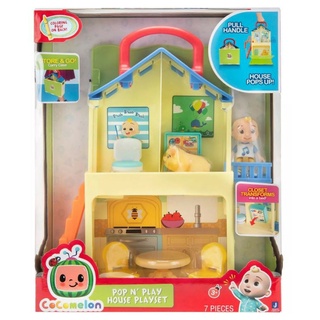 [ใช้ 2 โค้ดลดเพิ่ม] CoComelon Pop N Play House Playset ของเล่น สำหรับเด็ก ตัวบ้านสามารถพับเปิด/ปิด พร้อมเฟอร์นิเจอร์