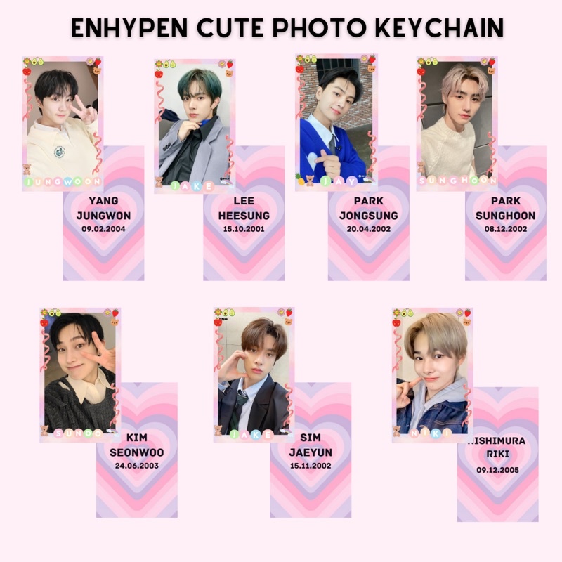 พวงกุญแจ ENHYPEN PHOTO