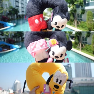 หมอนรองคอ Mickey มิกกี้ &amp; Minnie มินนี่ &amp; Pluto พลูโต Cuties คิวตี้