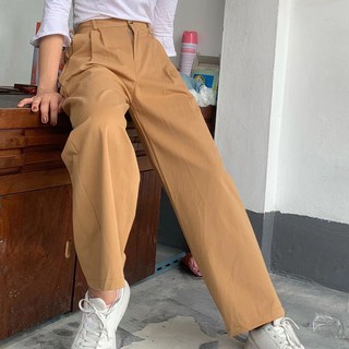502#ใหม่กางเกงขายาวงานฟรีไซส์เนื้อผ้าใส่สบาย