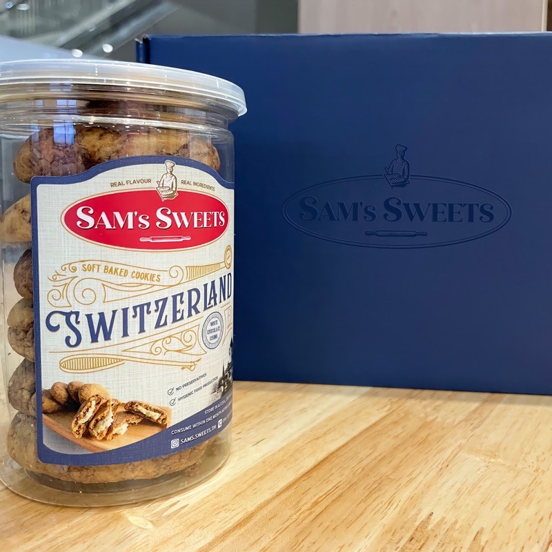 [พร้อมส่ง] White Chocolate Chunk Cookies Sam's Sweets ของแท้ 100 ต้น
