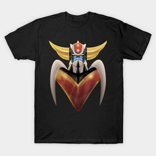 เสื้อยืดสีขาวเสื้อยืด ผ้าฝ้าย พิมพ์ลายอนิเมะ UFO ROBO Grendizer Goldorak สําหรับผู้ชาย และผู้หญิงS-4XL