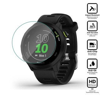 ฟิล์มกระจกนิรภัยกันรอยหน้าจอ 2.5D สําหรับ Garmin Forerunner 55