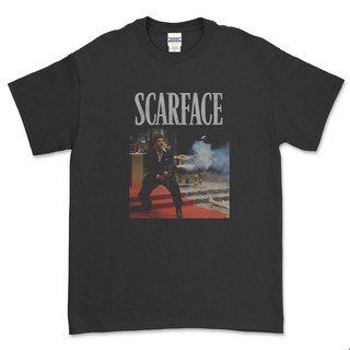 เสื้อยืดวินเทจเสื้อยืด พิมพ์ลาย Scarface MOVIE FILMS-4XL