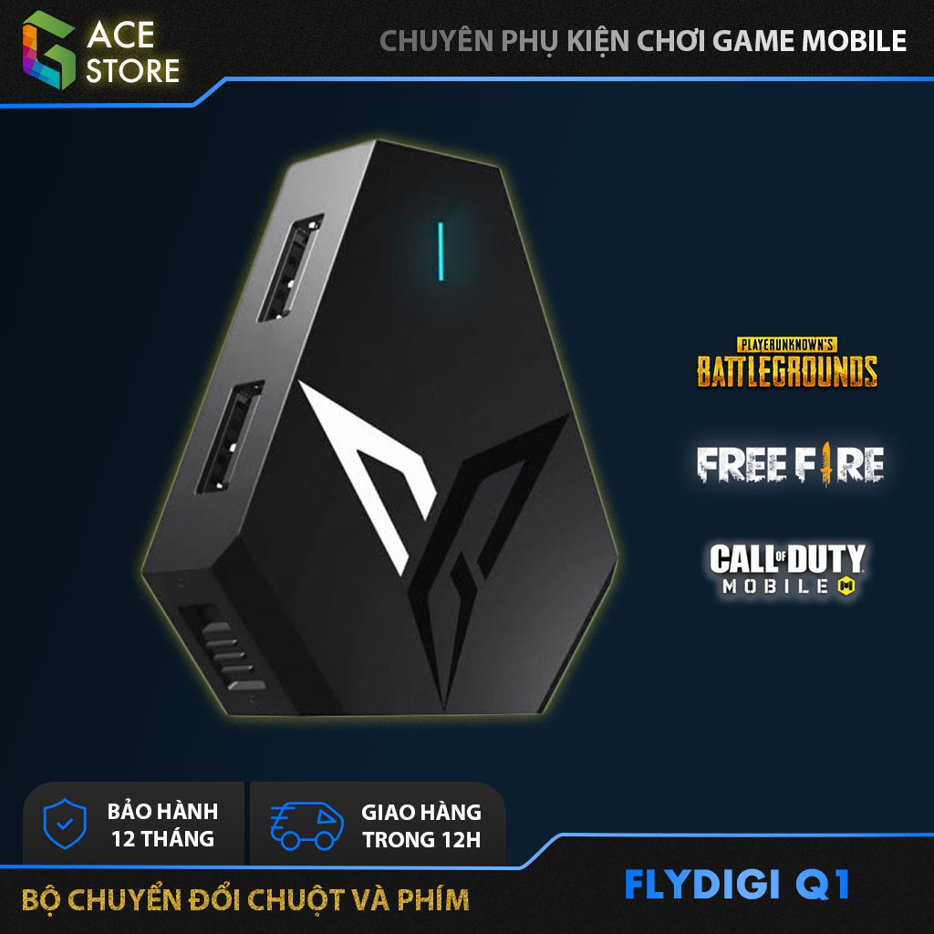 Flydigi Q1 | ชุดต่อเมาส์และคีย์บอร์ดสําหรับ PUBG Mobile, ROS