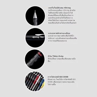 rOtring ดินสอกด แบบด้ามเดี่ยว หรือ (ชุด 2/4 ชิ้น Compact Set) 0.5 mm. รอตริ้งดินสอกด 0.5 มม.2b