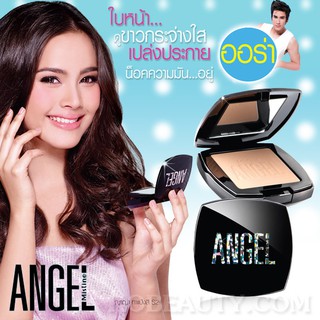 🚚เก็บเงินปลายทาง ✅แท้ 100% แป้งผสมครีมรองพื้นมิสทิน แองเจิ้ล ออร่า Mistine Angel aura BB powder