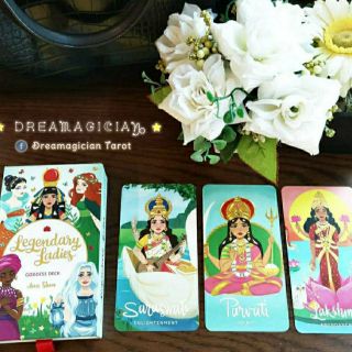 ไพ่ออราเคิลรวมเทพี Legendary Ladies Goddess Deck/ไพ่ออราเคิลแท้ลดราคา/ไพ่ยิปซี/ไพ่ทาโร่ต์/Tarot/Oracle