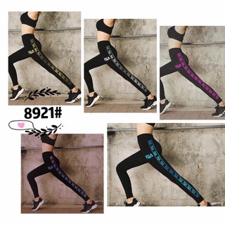 Leggings 8921อวบ อ้วนใส่ได้ คนท้องใส่สบาย กางเกงเลคกิ้ง ขายาว เลกกิ้ง แถบข้าง มีเก็บเงินปลายทาง