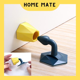 ซิลิโคนหยุดประตู door stoper ติดตั้งง่าย เทปกาว3m ไม่ต้องเจาะ (สีเขียวเหลือง)
