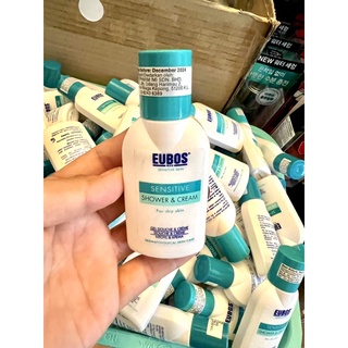 EUBOS SENSITIVE SHOWER &amp; CREAM 30mlครีมอาบน้ำสำหรับผิวแพ้ง่าย