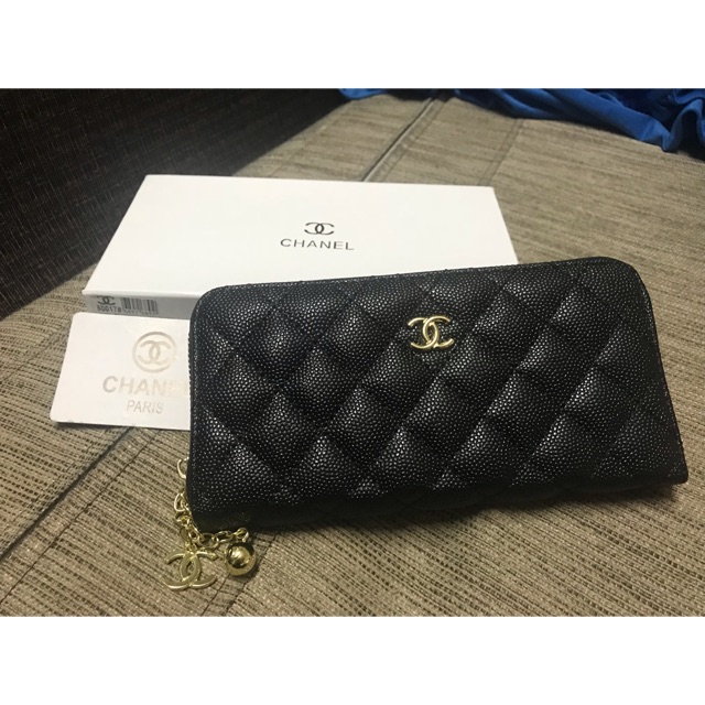 กระเป๋าตังค์ Chanel wallet zippy