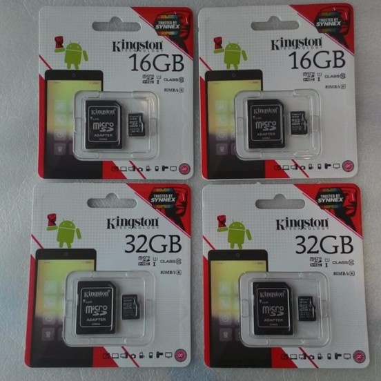 Kingston Micro SD 16, 32GB Class10 ประกันSynex