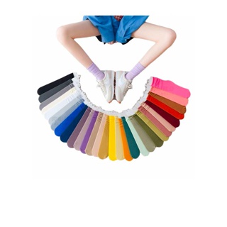 โปรโมชั่น : ถุงเท้าแฟชั่น ข้อยาว สีโทนพาสเทล ผ้าเบาสบาย ไม่อับชื้น