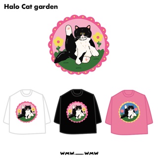 halo cat garden T-shirt