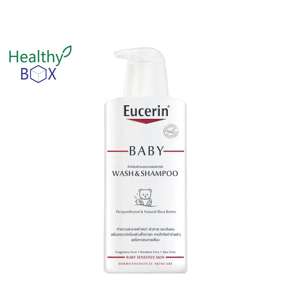 EUCERIN Baby Wash&Shampoo 400 ml. ยูเซอริน เบบี้ วอชแอนด์แชมพู 400มล.