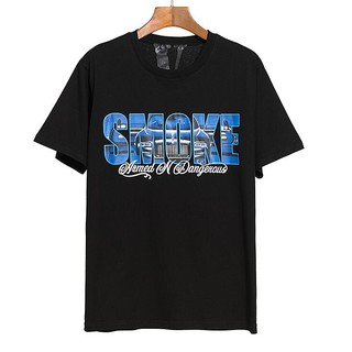 【HOT】VLONE  Fashion printed cotton unisex T-shirt short sleeve